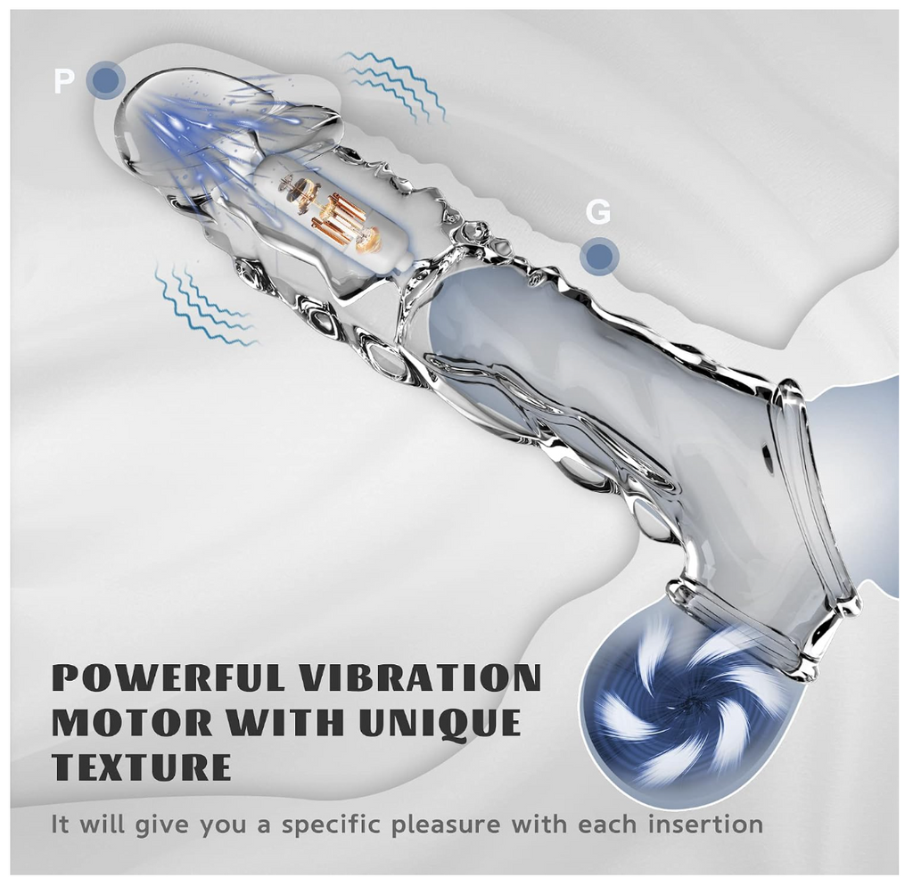 3 in 1 Condom - Extender - Vibrator | Reusable Penis Extension Vibrator Penis Sleeve