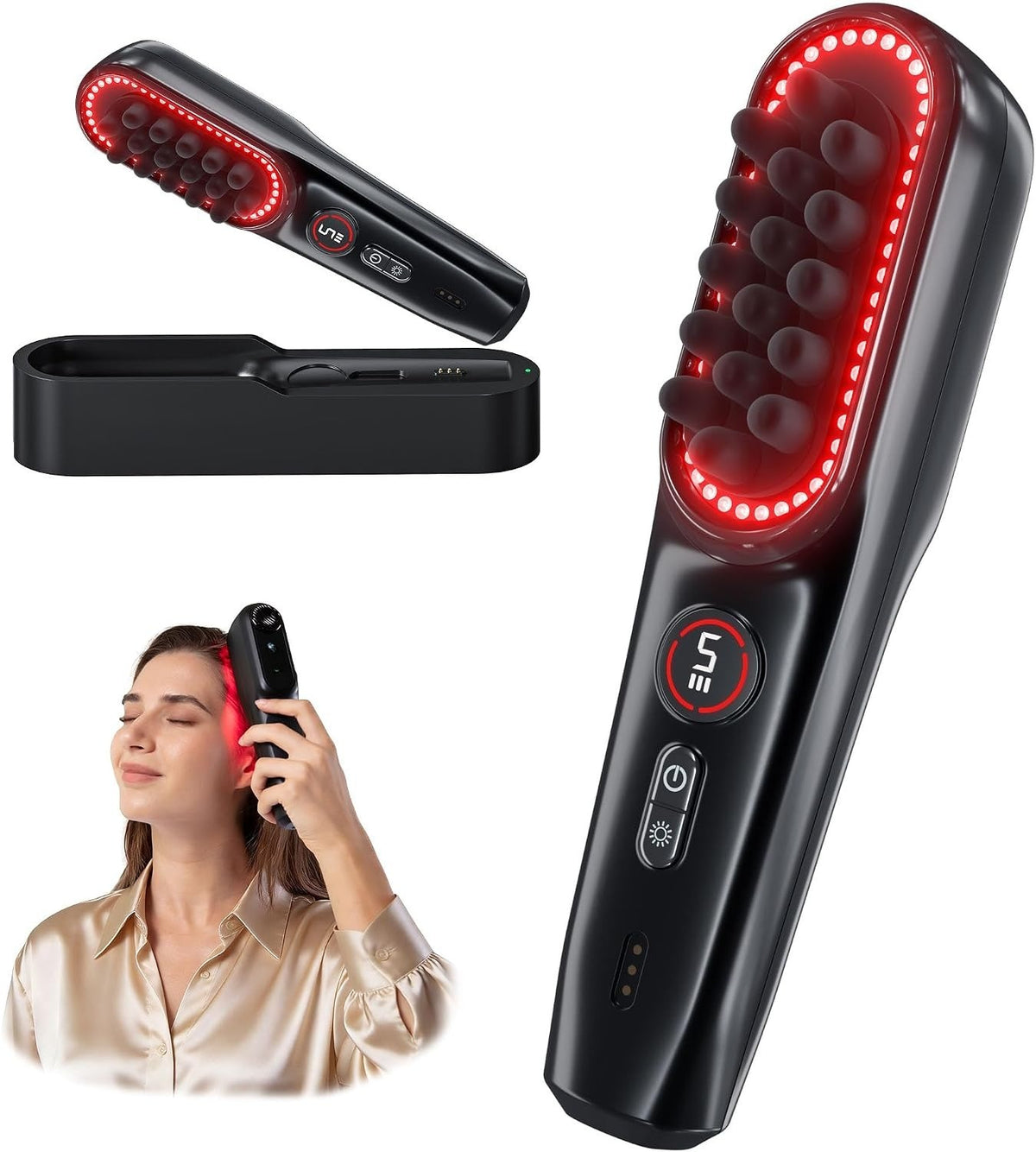 Ouraskin Wireless 4-in-1 LED Massager Pro - Gua Sha - Scalp Massager