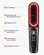Ouraskin Wireless 4-in-1 LED Massager Pro - Gua Sha - Scalp Massager