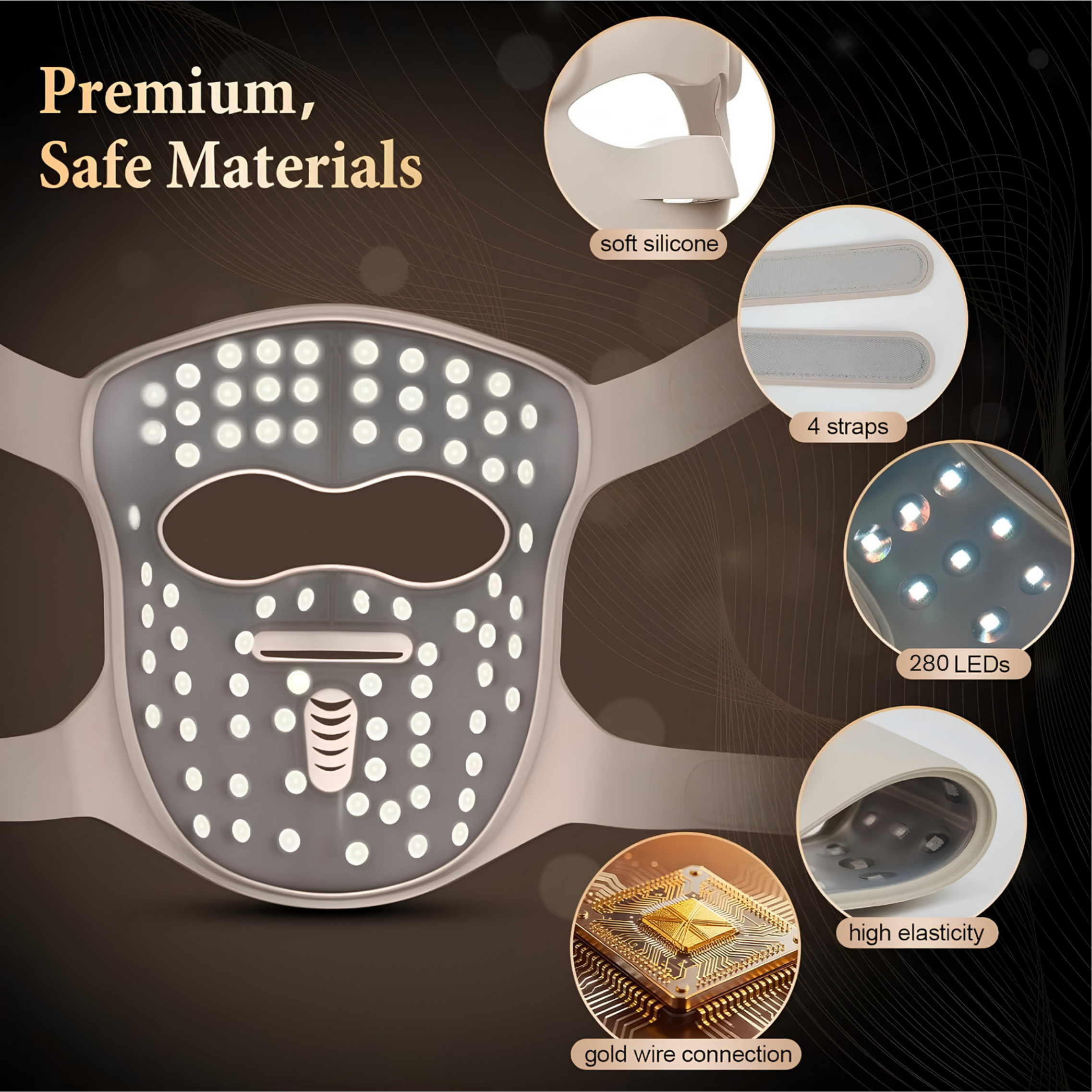 Ouraskin Wireless 9-in-1 LED Face Mask Pro